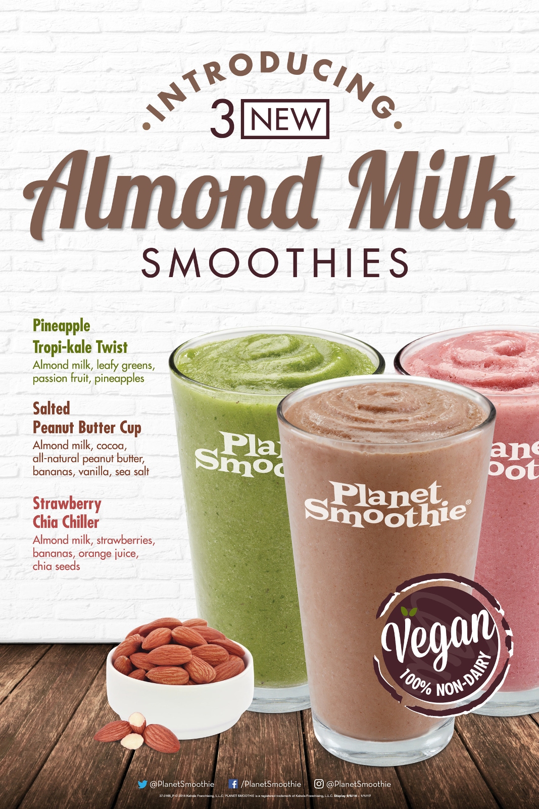 Planet Smoothie Introduces Innovative Non Dairy Almond Milk